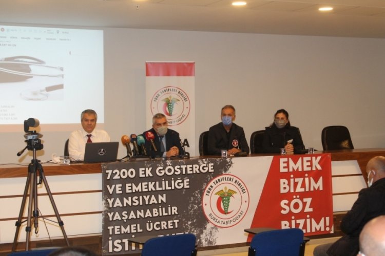 Bursa Tabip Odası'ndan 'Emek bizim, s&ouml;z bizim!' s&uuml;recine dair a&ccedil;ıklama