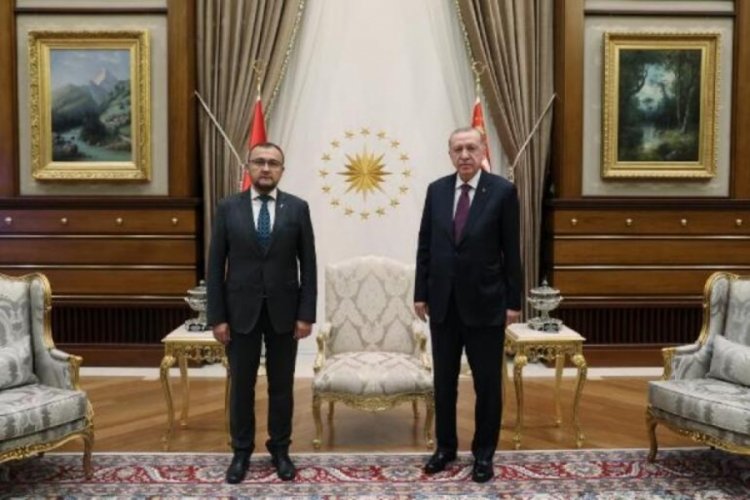 Cumhurbaşkanı Erdoğan, Moğolistan ve Ukrayna b&uuml;y&uuml;kel&ccedil;ilerinin g&uuml;ven mektuplarını kabul etti
