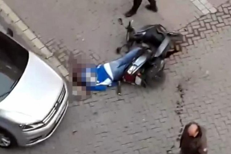 İstanbul'da sokak ortasında motosikletli gen&ccedil;, kafasından vurularak &ouml;ld&uuml;r&uuml;ld&uuml;