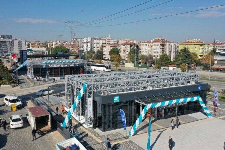 Bursaray Odunluk İstasyonu artık hizmete a&ccedil;ık