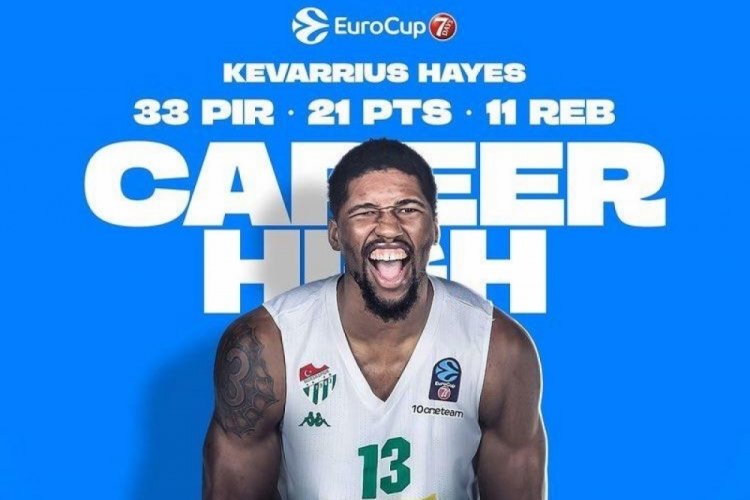 Timsah'ın pivotu Hayes, Avrupa'da 'Haftanın Beşi'nde