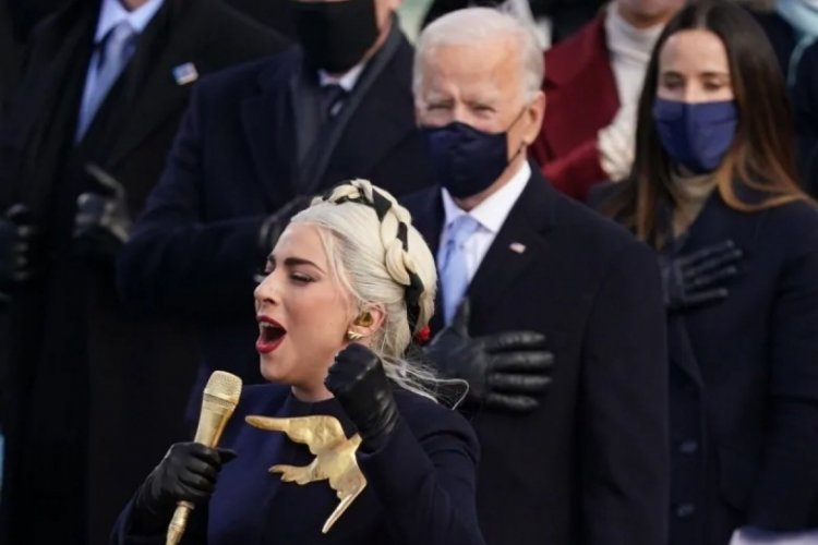 &Uuml;nl&uuml; şarkıcı Lady Gaga: Yemin t&ouml;reninde kurşun ge&ccedil;irmez kıyafet giydim