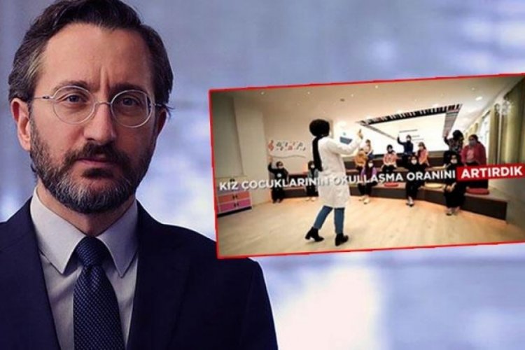 Fahrettin Altun'dan dikkat &ccedil;eken paylaşım: Bizim yolumuz milletimize hizmet yolu