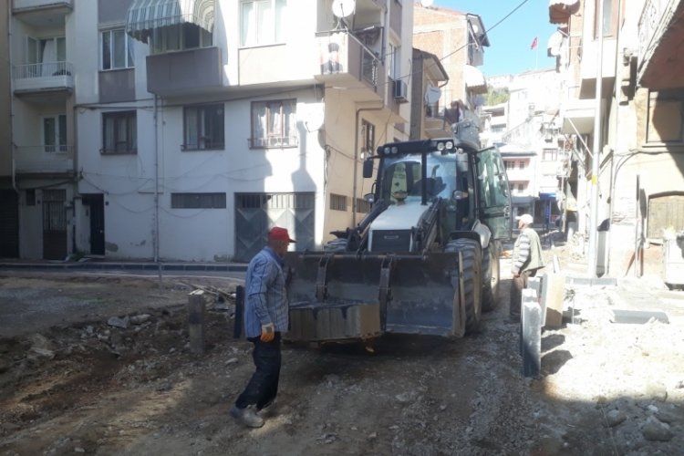 Balıkpazarı yollarında ikinci etap yenileme