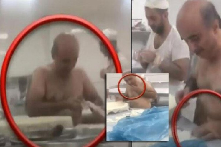 Baklavacıda kaydedilen g&ouml;r&uuml;nt&uuml;ler isyan ettirdi!
