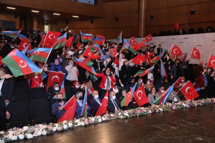 Bursa'da Karabağ Zaferi coşkuyla kutlandı