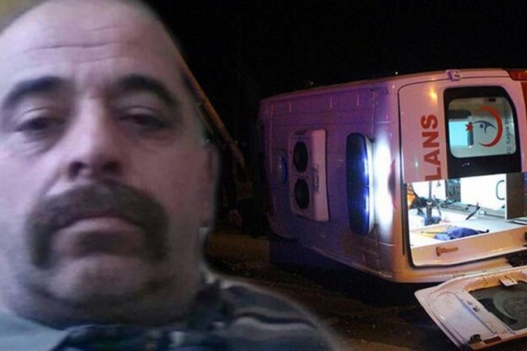 Ambulans otomobille &ccedil;arpıştı, i&ccedil;indeki kazazede hayatını kaybetti
