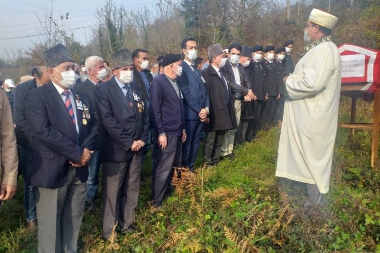 Kıbrıs gazisi son yolculuğuna uğurlandı