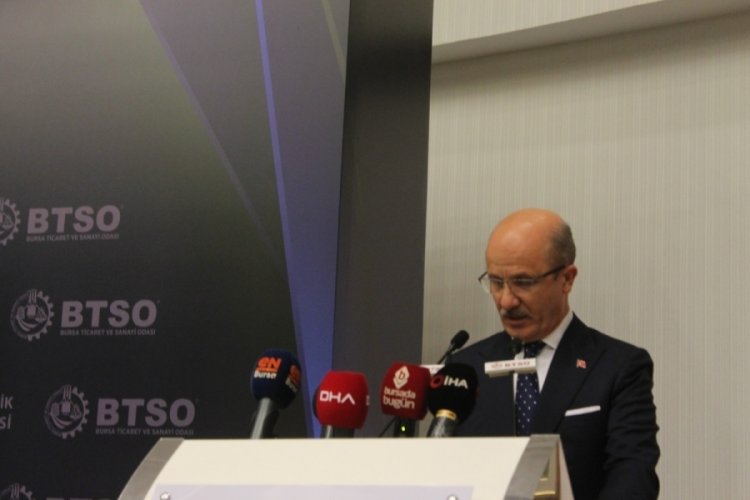 Y&Ouml;K Başkanı &Ouml;zvar Bursa'da iş d&uuml;nyasıyla buluştu