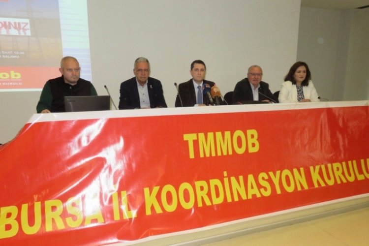 TMMOB Bursa enerjide kurulu g&uuml;ce dikkat &ccedil;ekti