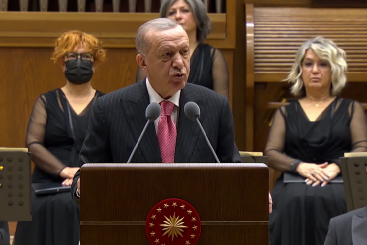 Cumhurbaşkanı Erdoğan, "Atat&uuml;rk'&uuml; Anma T&ouml;reni"nde konuştu