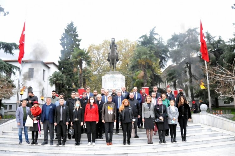 BSMMMO, Atat&uuml;rk'&uuml; Bursa Heykel'de andı
