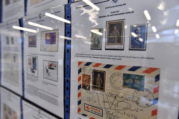 ​​​​​​​Atat&uuml;rk ve Milli M&uuml;cadele pulları sergisi a&ccedil;ıldı