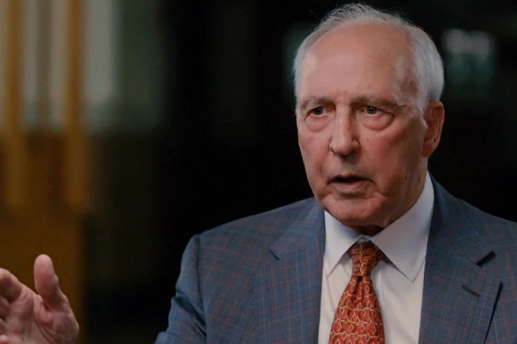 Eski Avustralya Başbakanı Keating'in Johnson'a Hindistan cevizi kafa &ccedil;ıkışı!