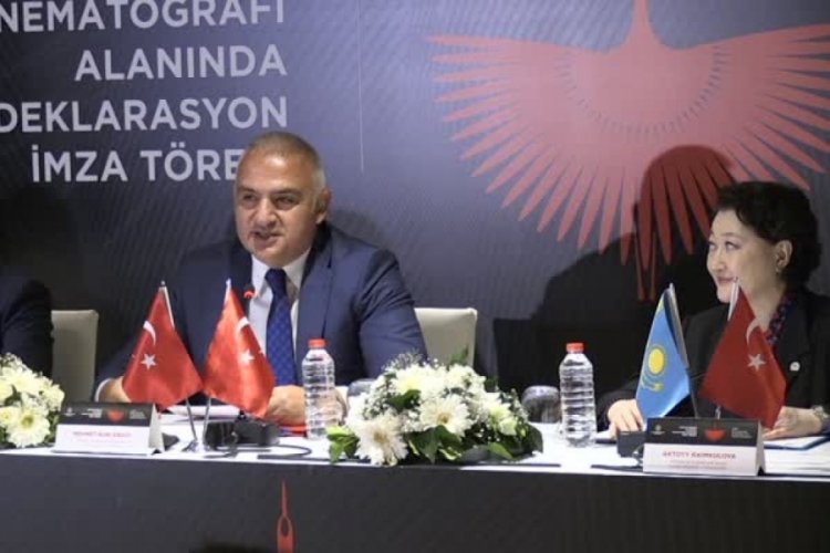K&uuml;lt&uuml;r ve Turizm Bakanlığınca, sinema alanında ortak bildiri imzalandı