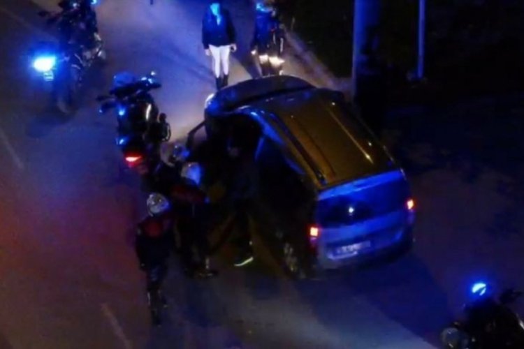 Bursa'da 'drone' destekli asayiş uygulaması
