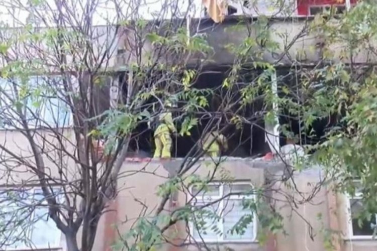 İstanbul'da binada meydana gelen patlama panik yarattı