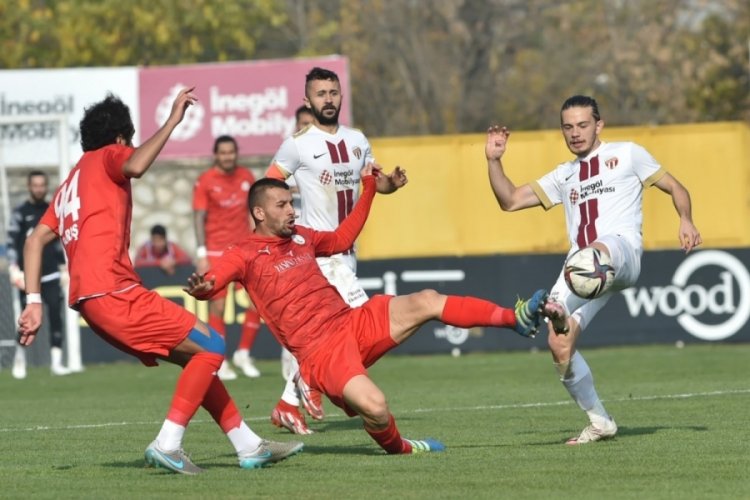 İneg&ouml;lspor rakibine mağlup oldu
