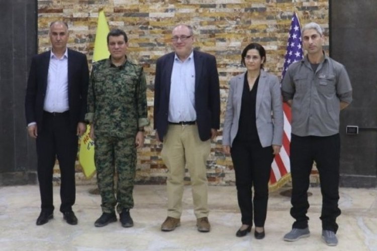 ABD Dışişleri Bakanlığı heyeti YPG'yi ziyaret etti