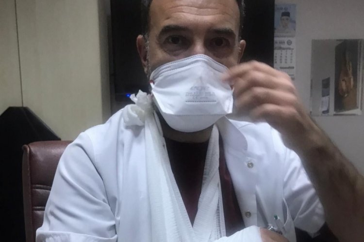 Malatya'da alkoll&uuml; hasta, sağlık&ccedil;ılara saldırdı
