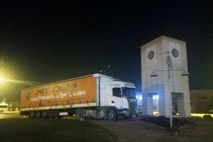 Muğla'da TIR, park adresini şaşırdı