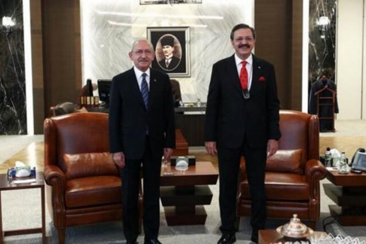 CHP Lideri Kılı&ccedil;daroğlu, TOBB'u ziyaret etti: İşletme dostu mevzuatı hayata ge&ccedil;ireceğiz