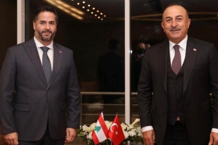 Dışişleri Bakanı &Ccedil;avuşoğlu, L&uuml;bnan Ekonomi Bakanı ile bir araya geldi