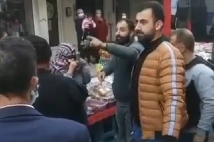 Bursa'da hırsızlık yaparken yakalanan kadınlar pazar esnafına saldırdı