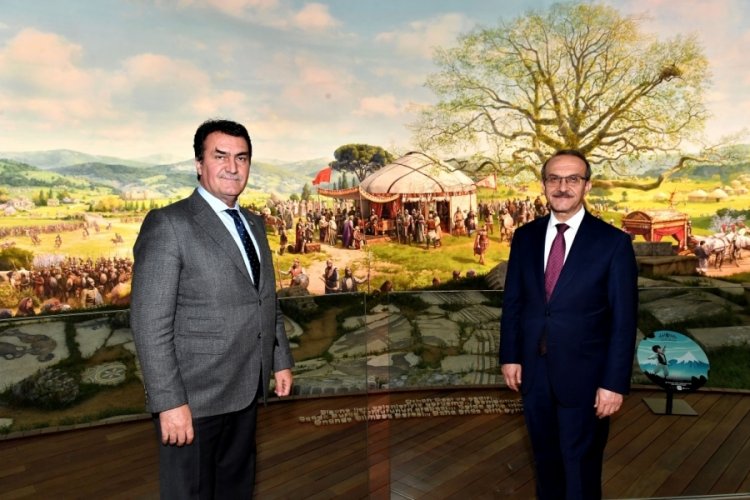Başkan D&uuml;ndar, Kocaeli Valisi Seddar Yavuz'u ağırladı