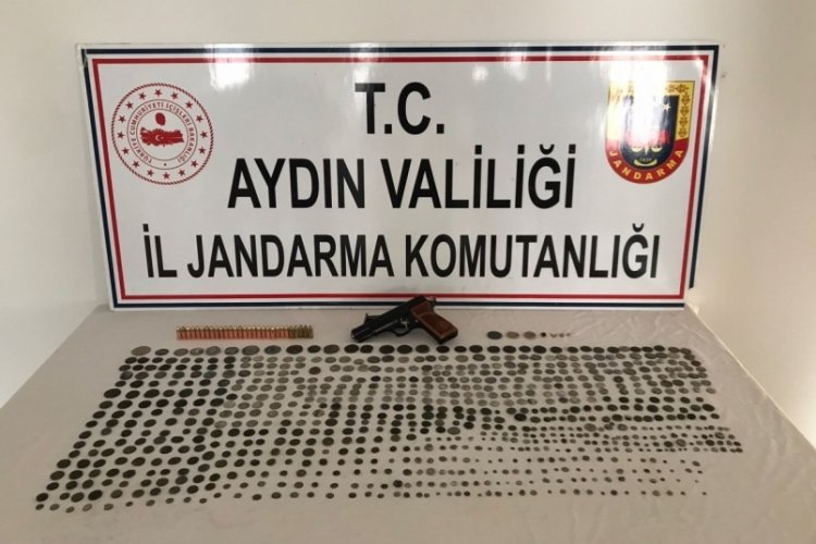Aydın'da Roma ve Bizans d&ouml;nemine ait y&uuml;zlerce sikke ele ge&ccedil;irildi