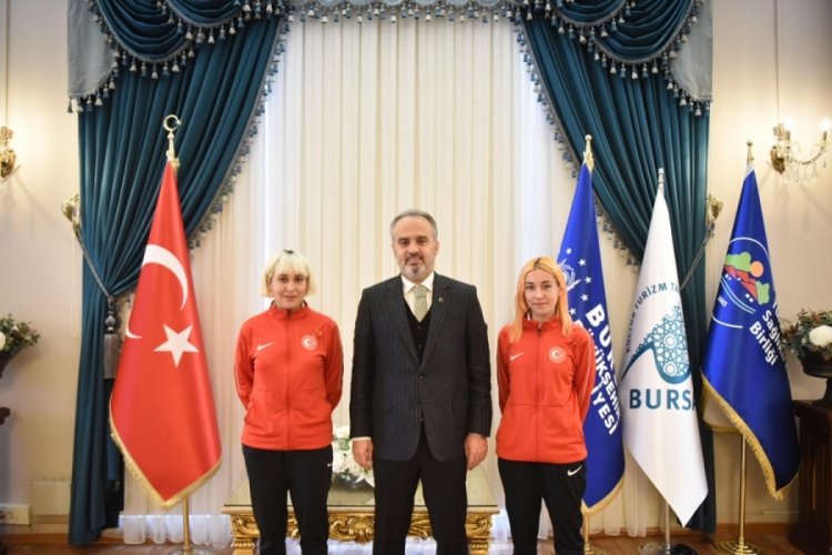 Madalyalı sporculardan Başkan Aktaş'a ziyaret