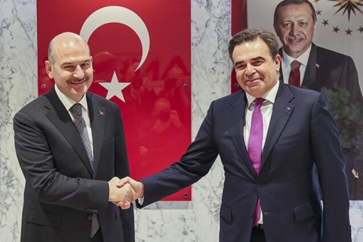 Soylu, Avrupa Komisyonu G&ouml;&ccedil; ve G&uuml;venlikten Sorumlu Başkan Yardımcısı Schinas'la g&ouml;r&uuml;şt&uuml;