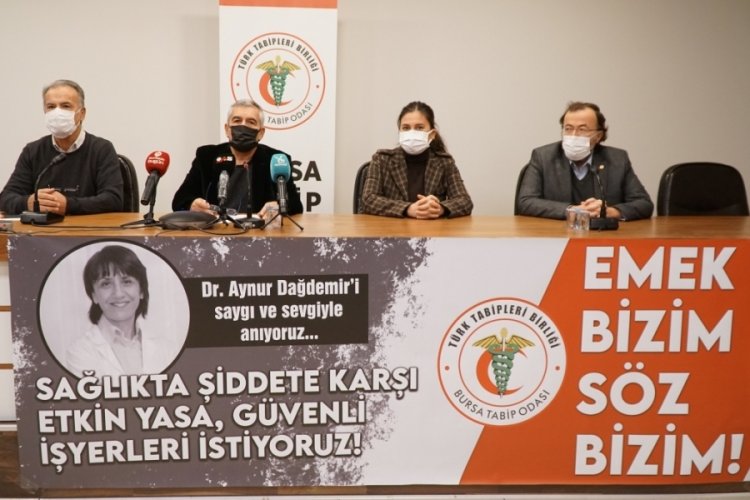 Bursa Tabip Odasından sağlıkta şiddete karşı yasa &ccedil;ağrısı