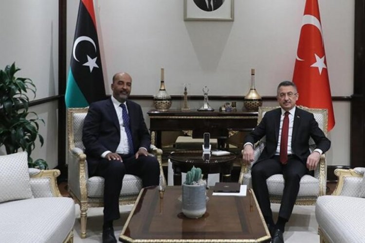 Cumhurbaşkanı Yardımcısı Fuat Oktay, Libya heyetini kabul etti