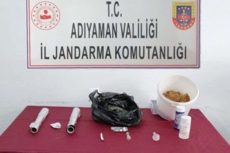 Adıyaman'da uyuşturucu madde ele ge&ccedil;irildi