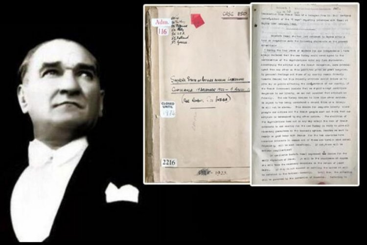 Atat&uuml;rk'&uuml;n hi&ccedil; bilinmeyen r&ouml;portajı ortaya &ccedil;ıktı! Yeni T&uuml;rkiye mesajı...