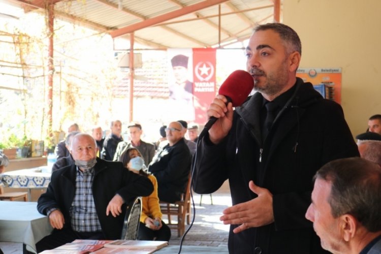 Vatan Partisi, Bursa'da k&ouml;yl&uuml;, &ccedil;ift&ccedil;i ve &uuml;reticiyle bir araya geldi