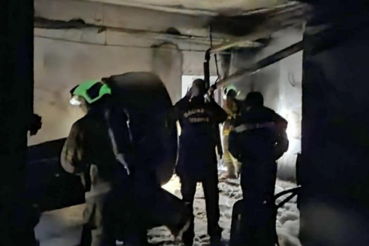 Balıkesir'de adliye binasında &ccedil;ıkan yangın paniğe neden oldu