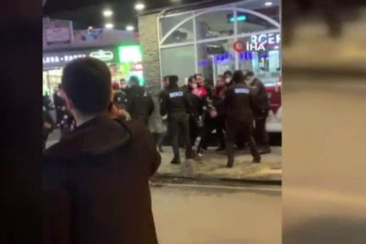 İstanbul K&uuml;&ccedil;&uuml;k&ccedil;ekmece'de derbi sonrası ortalık karıştı