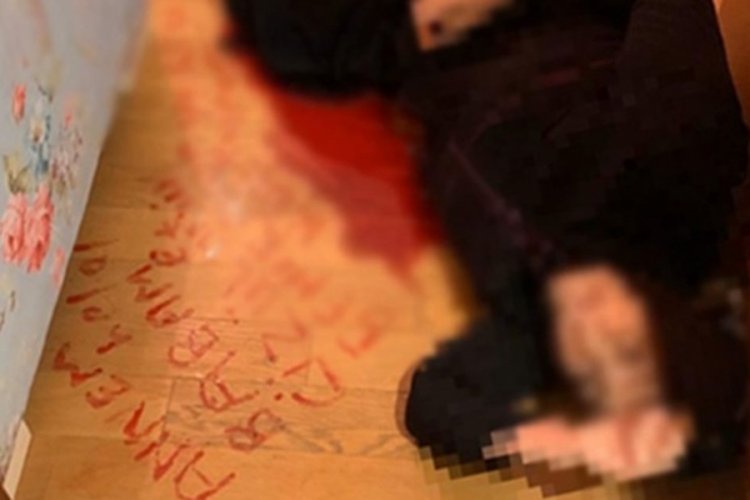 Dehşet olay! Kanıyla yere kocasının ismini yazmıştı... Ragıp i&ccedil;in karar &ccedil;ıktı!