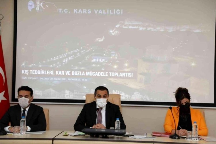 Kars'ta kış tedbirleri masaya yatırıldı