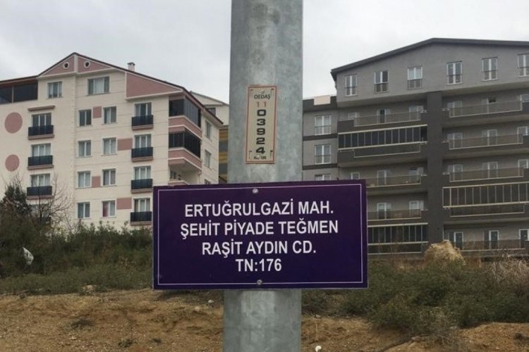 Şehidin adı 2019 yılında alınan kararla Bilecik'te yaşatılıyor