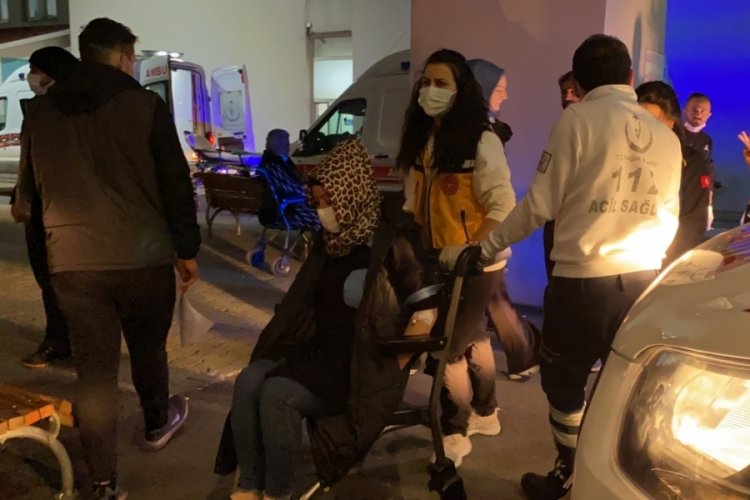 Eşini silahının kabzasıyla yaraladı, ardına bakmadan ka&ccedil;tı