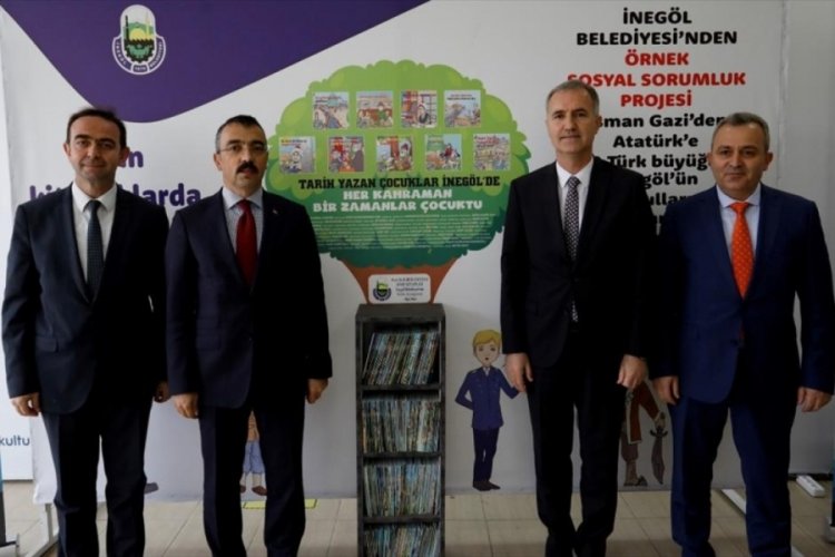 Bursa İneg&ouml;l'de &ccedil;ocuklara ger&ccedil;ek kahraman hikayeleri