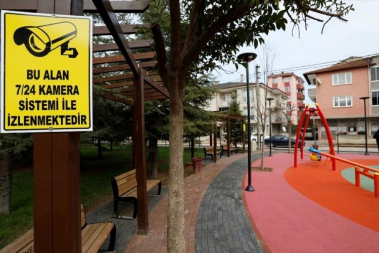 Bursa İneg&ouml;l'de parklar 7/24 g&ouml;zetim altında