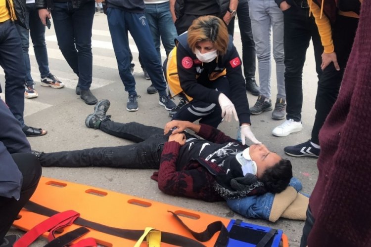 Batman'da feci kaza! Otomobilin altında kaldı