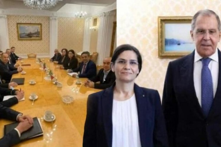 Moskova'da ter&ouml;ristlere resmi kabul! Lavrov, PKK heyetiyle g&ouml;r&uuml;şt&uuml;