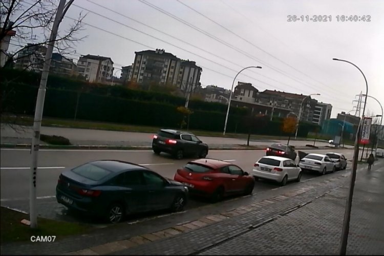 Bursa'da yağmurla gelen bir kaza daha