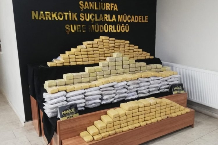 Şanlıurfa'da 217 kilo uyuşturucu ele ge&ccedil;irildi