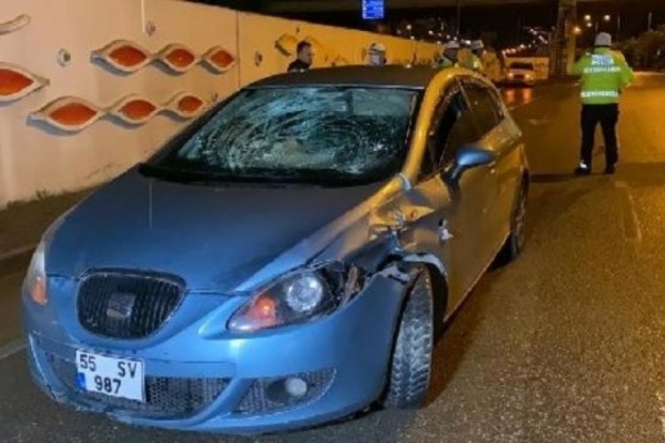 Yolun karşısına ge&ccedil;erken otomobil &ccedil;arptı, hayatını kaybetti